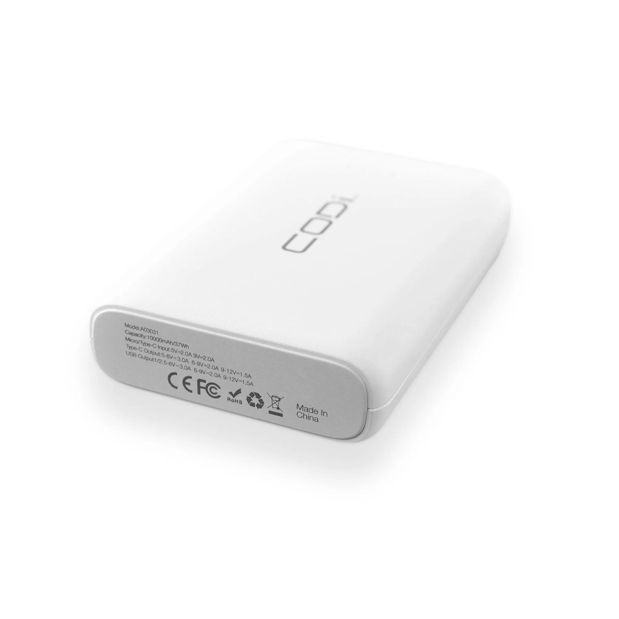 10,000mAh Quick Charge Powerbank w/ USB-C, USB-A (x2), Micro-USB*