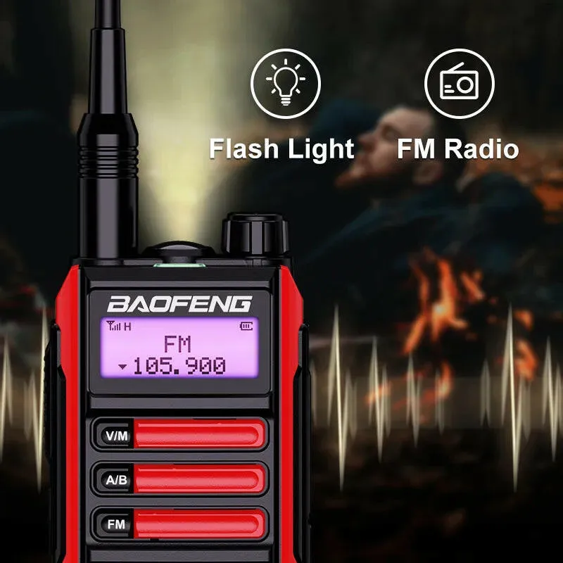 2022 BAOFENG Radio UV-16 PLUS Rainproof High Power Walkie Talkie VHF&UHF Long Range FM Portable Transceiver 2 Way Ham Radios New