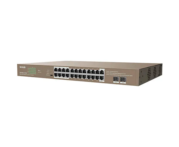 24GE 2SFP Ethernet Switch With 24-Port PoE