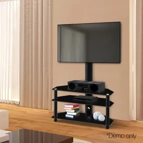 3 Tier Floor TV Stand with Bracket Shelf Mount