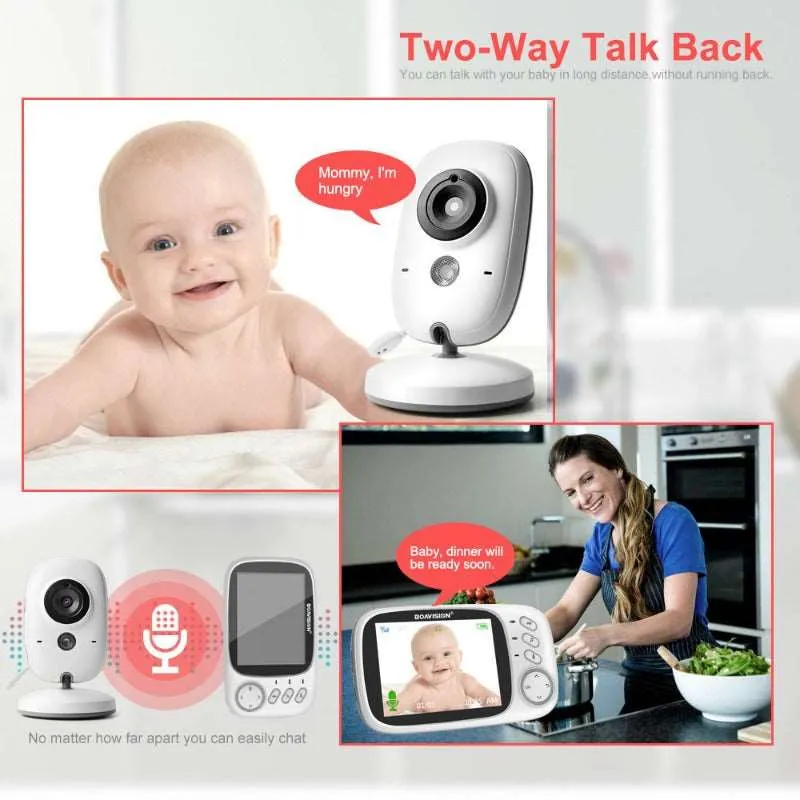 3.2 Inch Wireless Color Baby Monitor