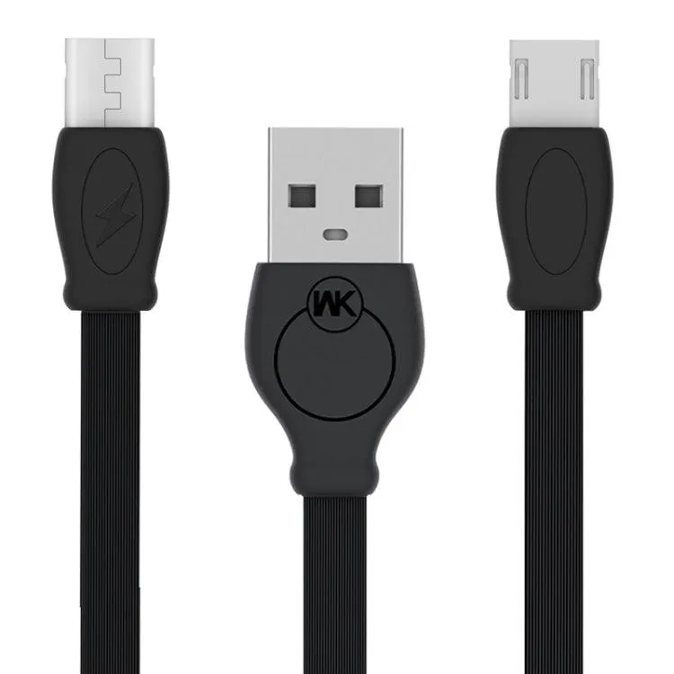 3m WK WDC-023m High-Speed Micro USB Charging Data Cable with 2.4A Fast Charge Capability