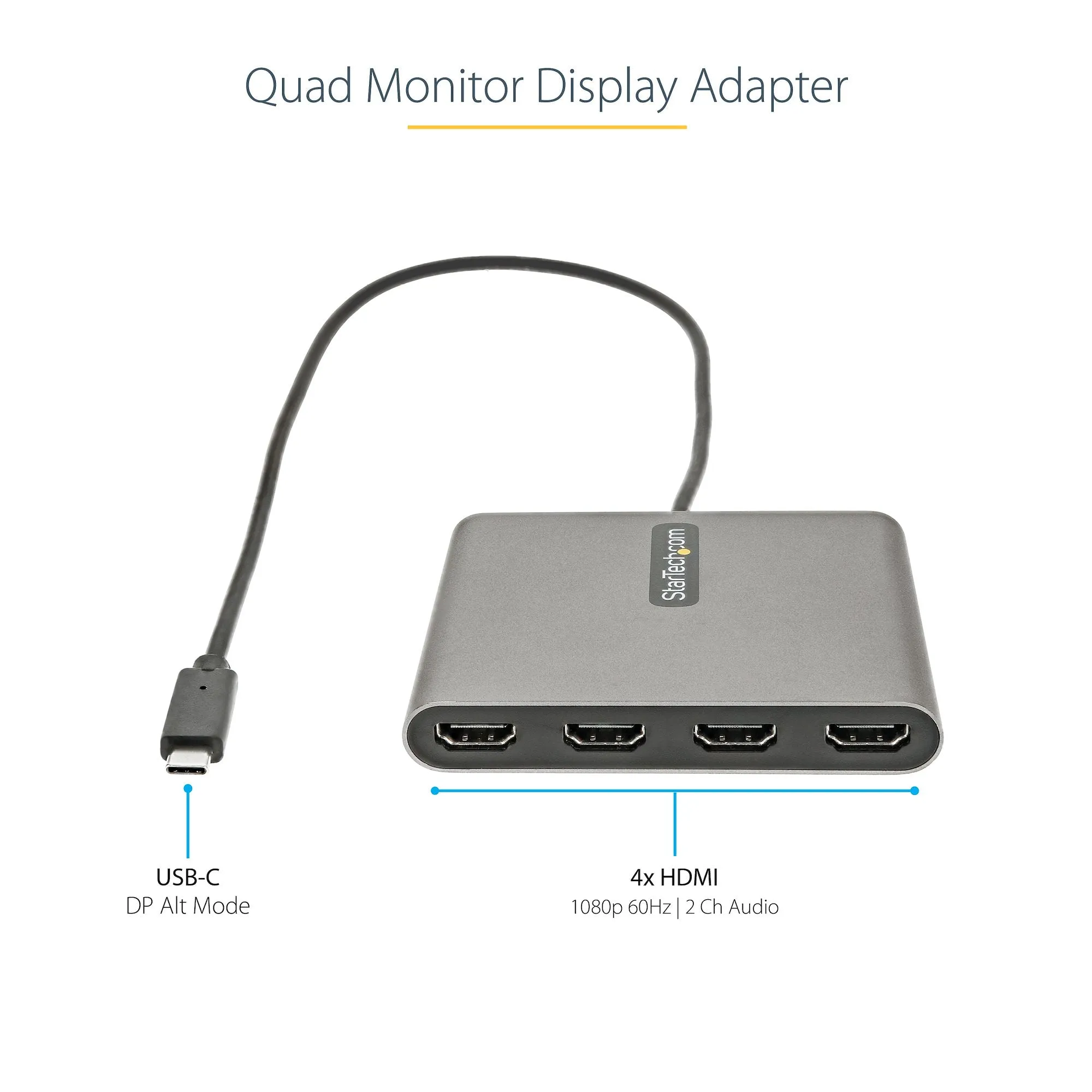 4 Port Usb C To Hdmi Adapter