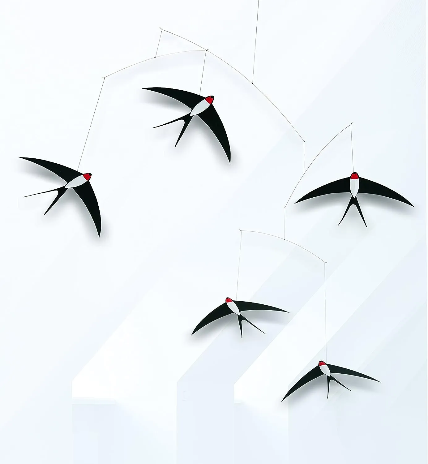 5 Flying Swallows Mobile