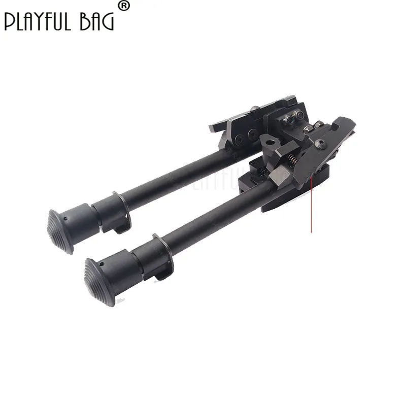 6 inches Bipod of toy gun Rifle tripod Detachable assembledCarbon fiber high-quality tactical tripod  telescopic support  6 inch 20mm card slot JD19