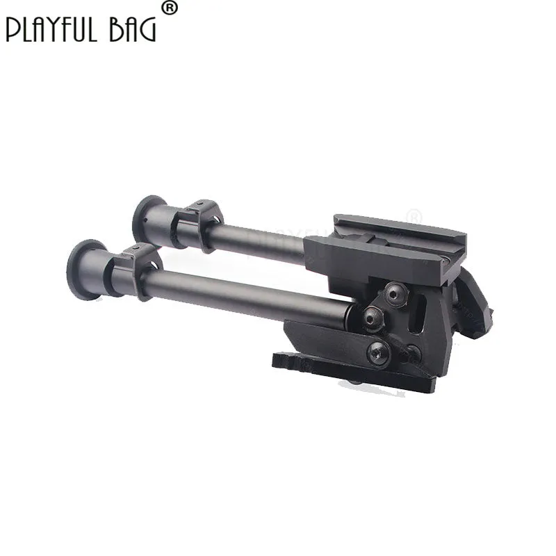 6 inches Bipod of toy gun Rifle tripod Detachable assembledCarbon fiber high-quality tactical tripod  telescopic support  6 inch 20mm card slot JD19