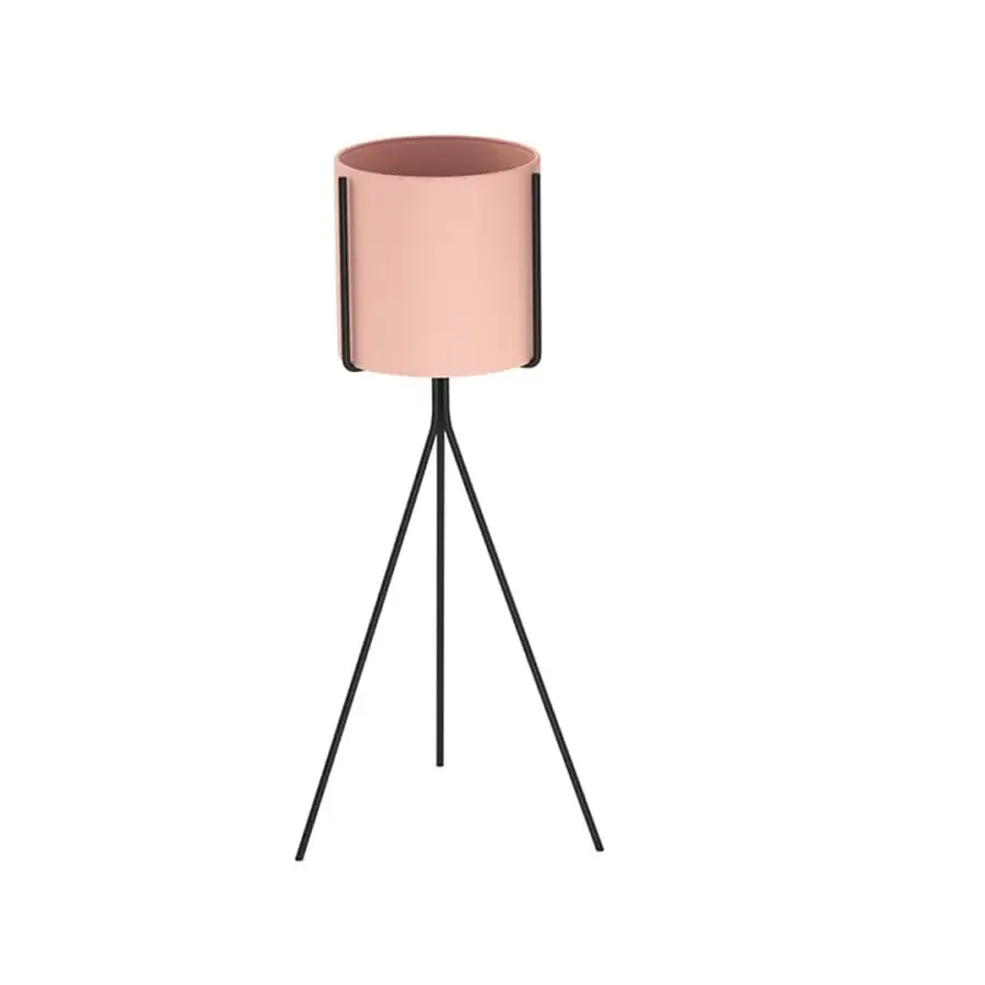 70cm Tripod Pink & Black Plant Stand