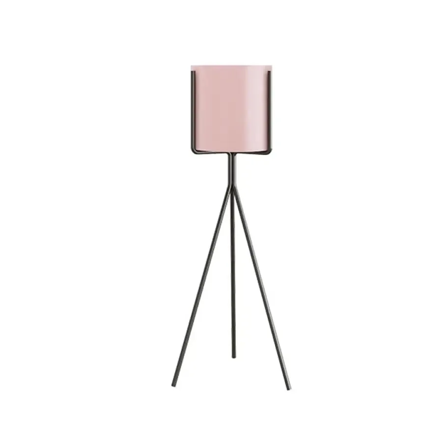 70cm Tripod Pink & Black Plant Stand