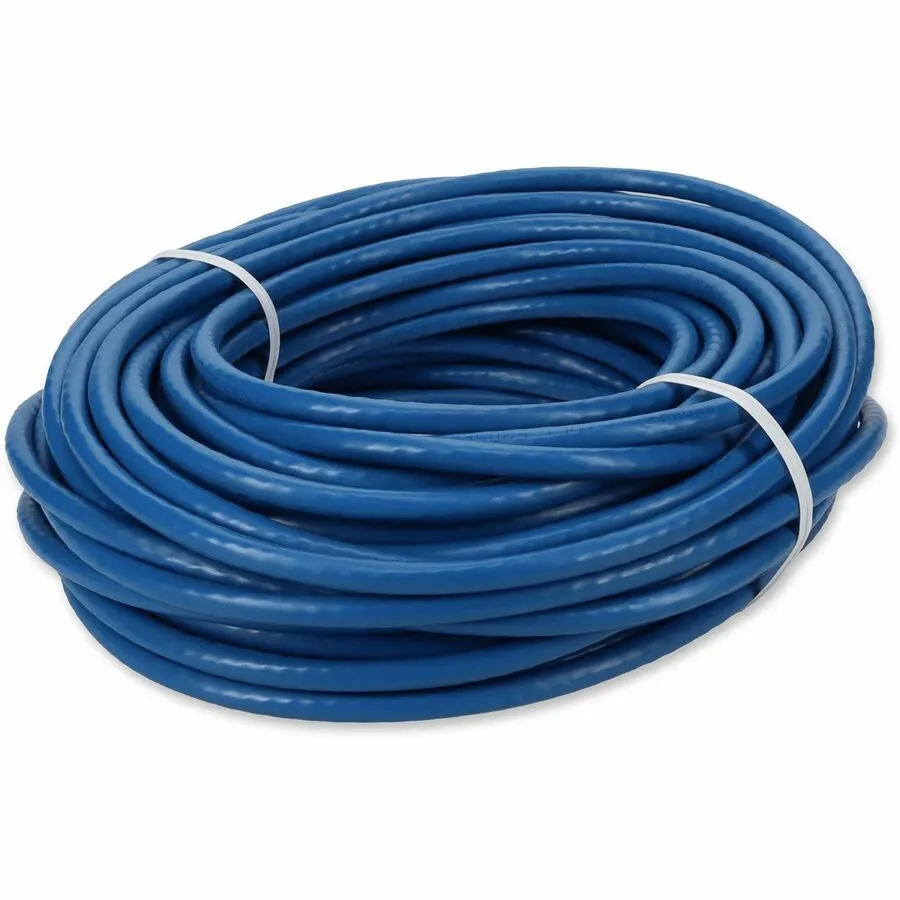 AddOn 60ft RJ-45 (Male) to RJ-45 (Male) Blue Cat6 UTP PVC Copper Patch Cable - 60 ft