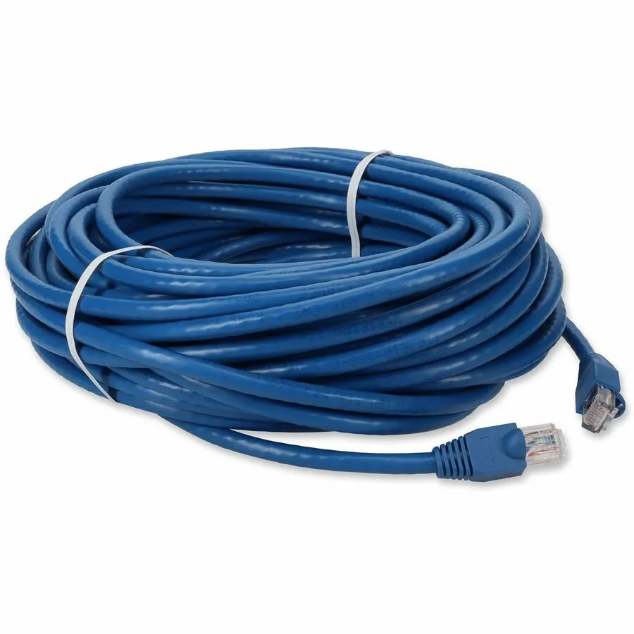 AddOn 60ft RJ-45 (Male) to RJ-45 (Male) Blue Cat6 UTP PVC Copper Patch Cable - 60 ft