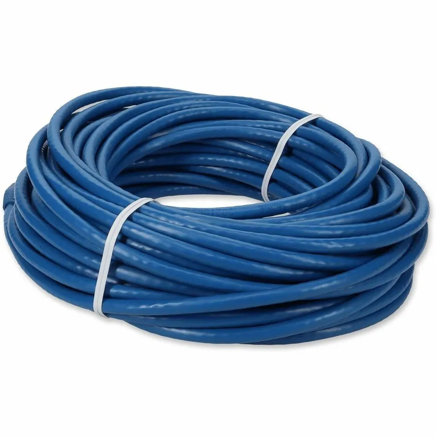 AddOn 60ft RJ-45 (Male) to RJ-45 (Male) Blue Cat6 UTP PVC Copper Patch Cable - 60 ft