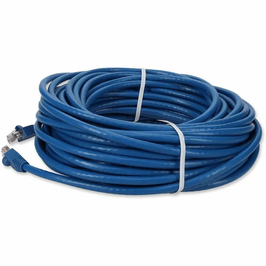 AddOn 60ft RJ-45 (Male) to RJ-45 (Male) Blue Cat6 UTP PVC Copper Patch Cable - 60 ft