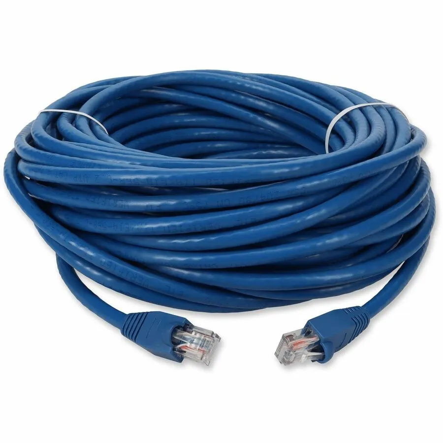 AddOn 60ft RJ-45 (Male) to RJ-45 (Male) Blue Cat6 UTP PVC Copper Patch Cable - 60 ft