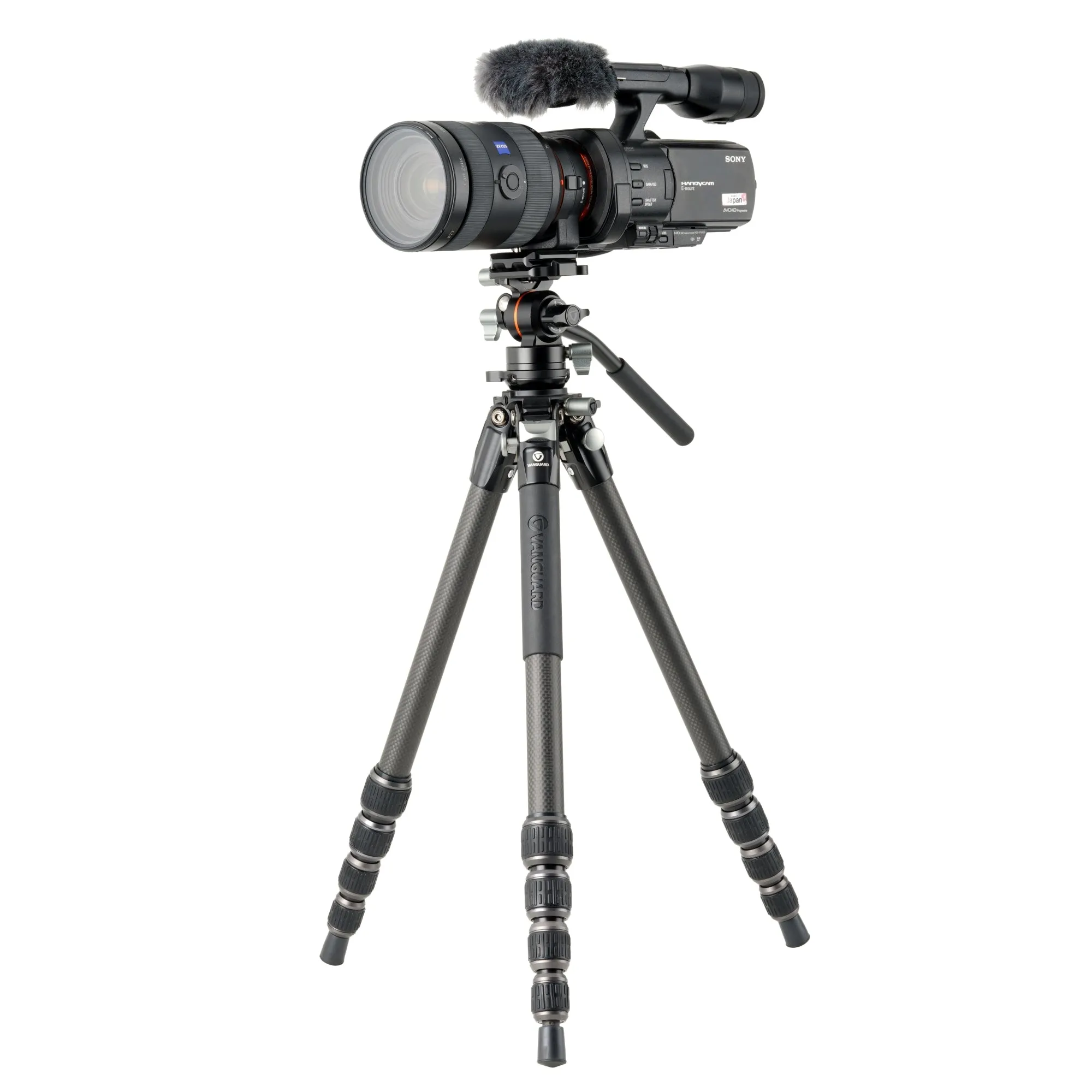 Alta Pro 3VLT 235CV 10 - Carbon Travel Tripod with levelling base and video head - 5kg load capacity