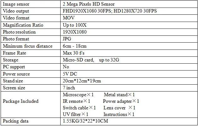 Andonstar AD207 7 inch 3D Digital Microscope Soldering Tool for Phone/PCB/SMD Repair with Image Rotate Function