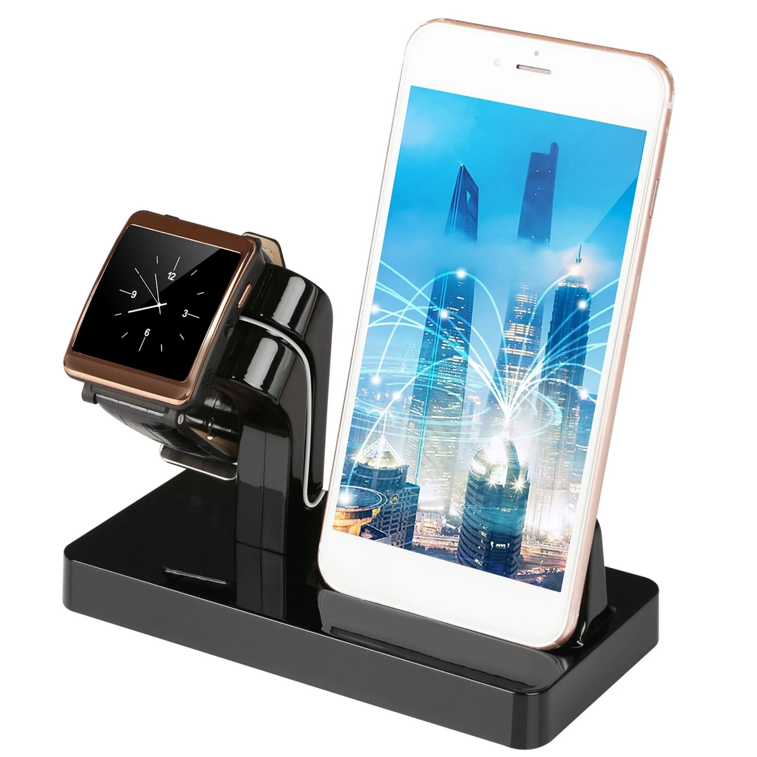 Apple Watch Charging Stand with iPhone 11/X/8/8Plus/7 - Dock Station Charger Holder (1 Stand)