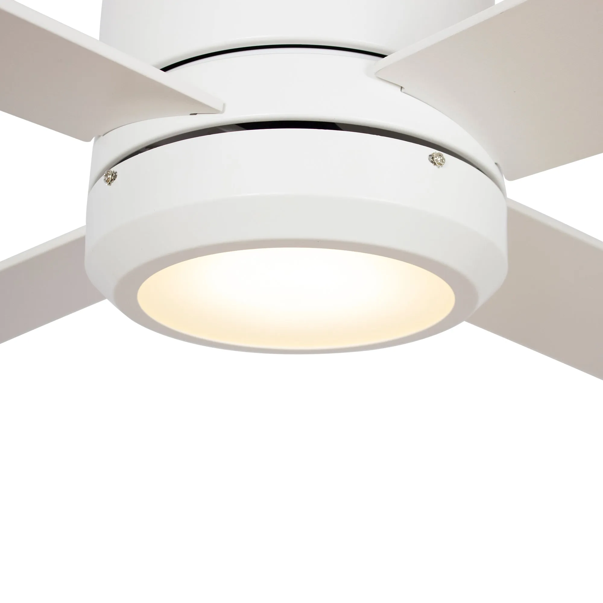 Arlo 52 inch Low Profile Smart Ceiling Fan with LED Light and Smart Wall Switch