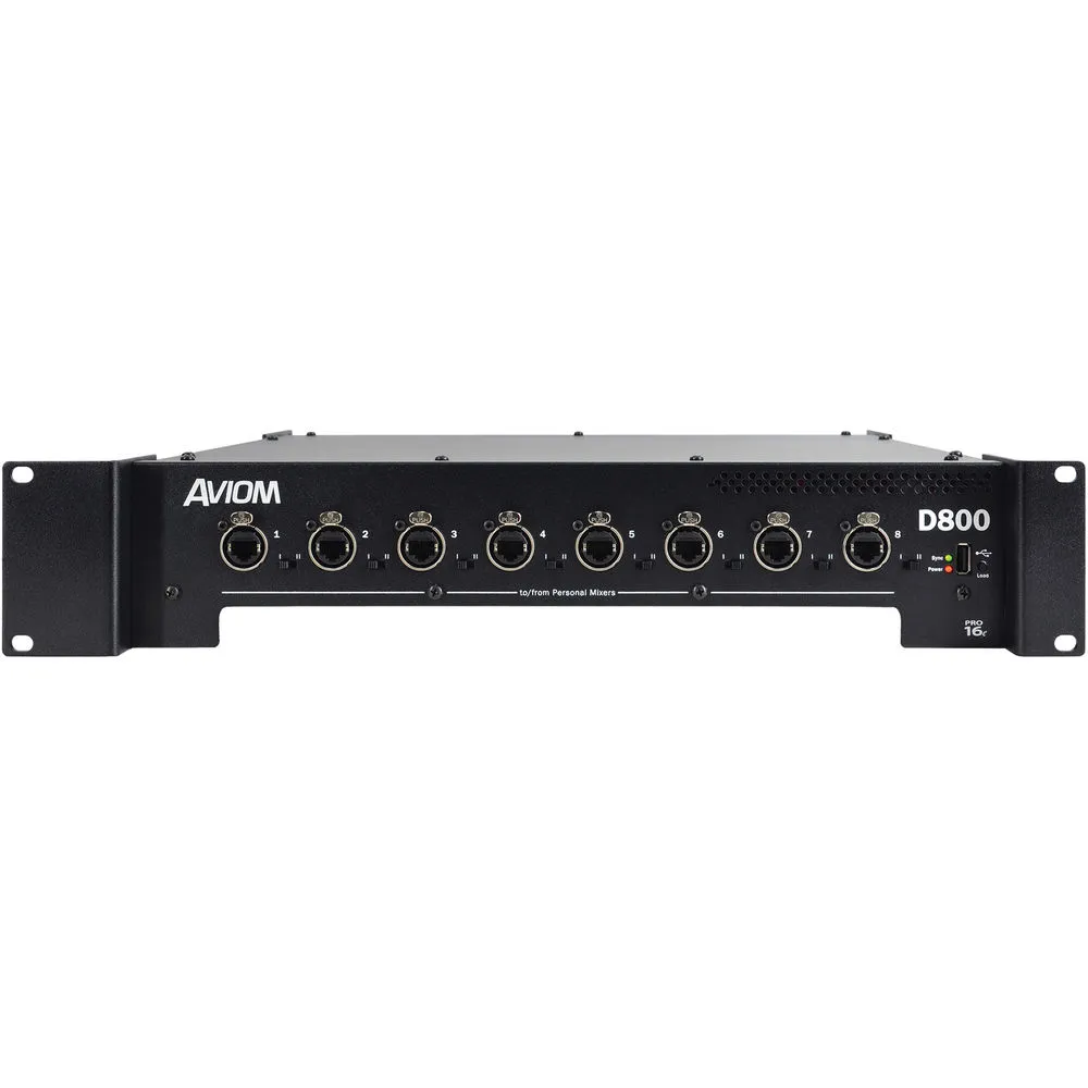 Aviom D-800 A-Net Distributor With A-Net Bridge Input