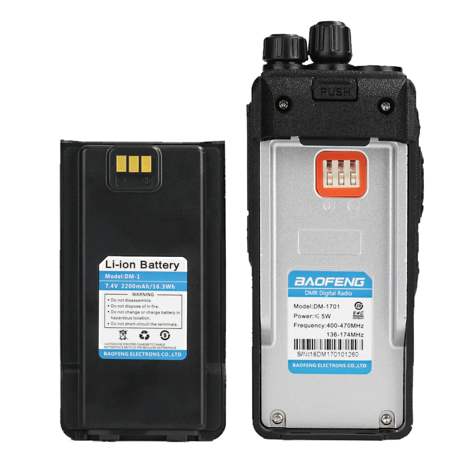 Baofeng DM-1701 DMR [OPEN BOX]