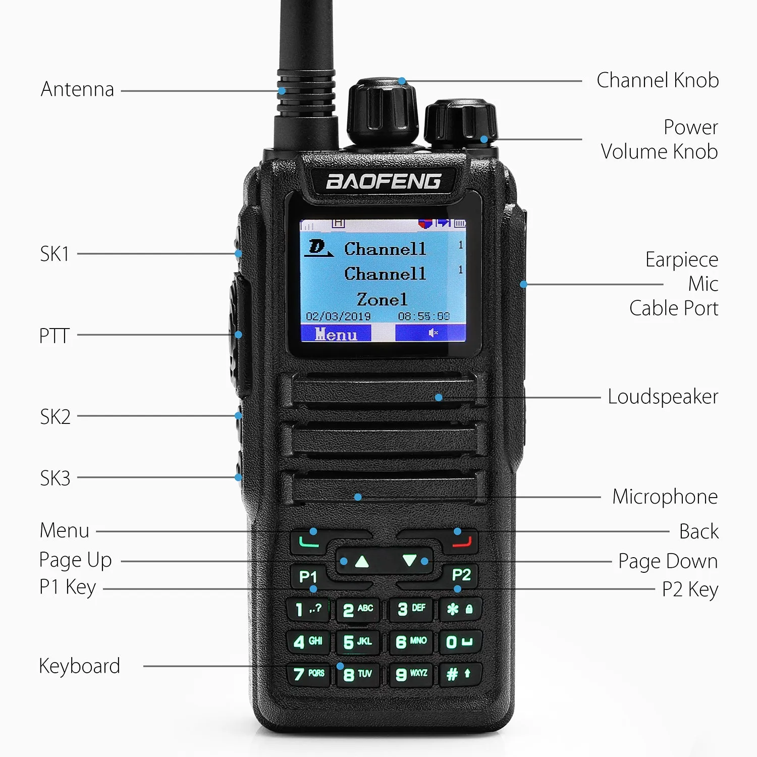 Baofeng DM-1701 DMR [OPEN BOX]