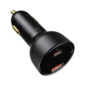 Baseus Superme Digital Display PPS Dual Quick Charger - Car Charger / Black