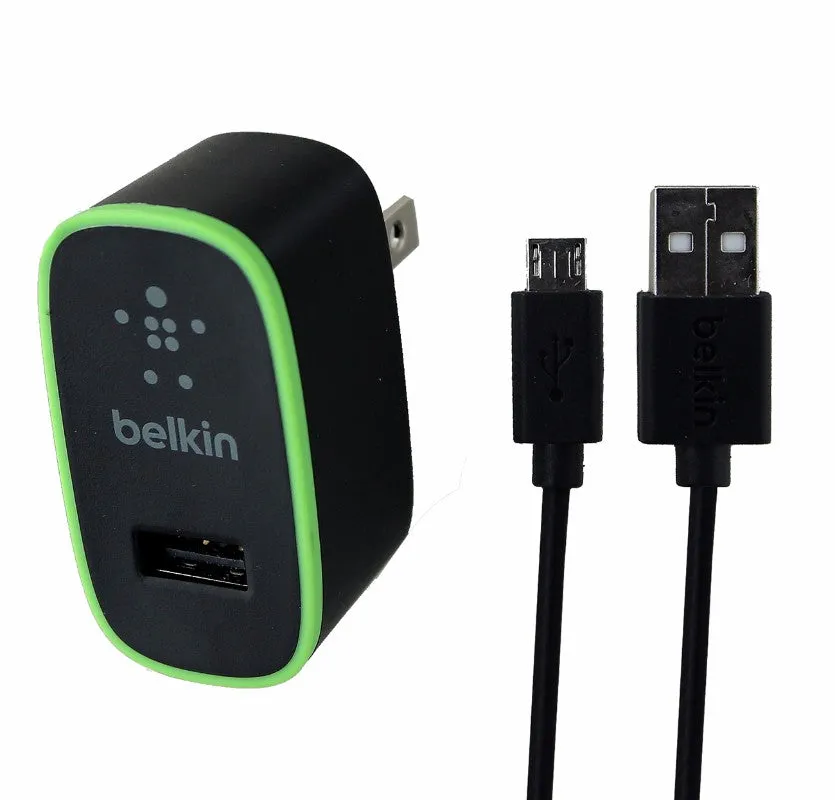 Belkin (F8M667tt04-BLK) 2.1 Amp 4ft Charger &Cable for Micro USB Devices - Black