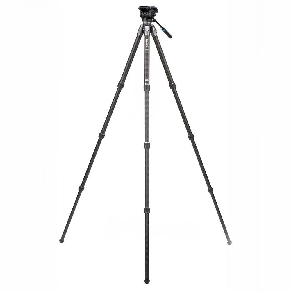 Benro Tortoise Carbon Fiber 3 Series Tripod System with S4Pro Video Head