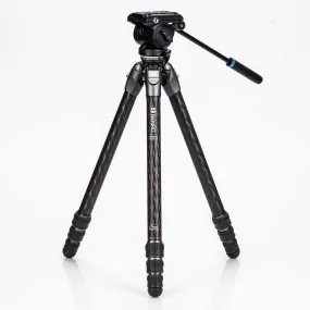 Benro Tortoise Carbon Fiber 3 Series Tripod System with S4Pro Video Head