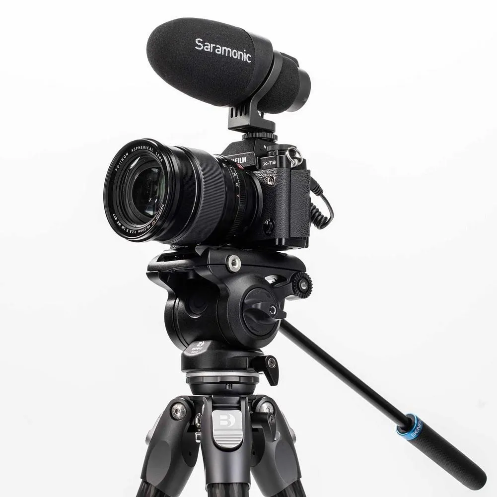 Benro Tortoise Carbon Fiber 3 Series Tripod System with S4Pro Video Head