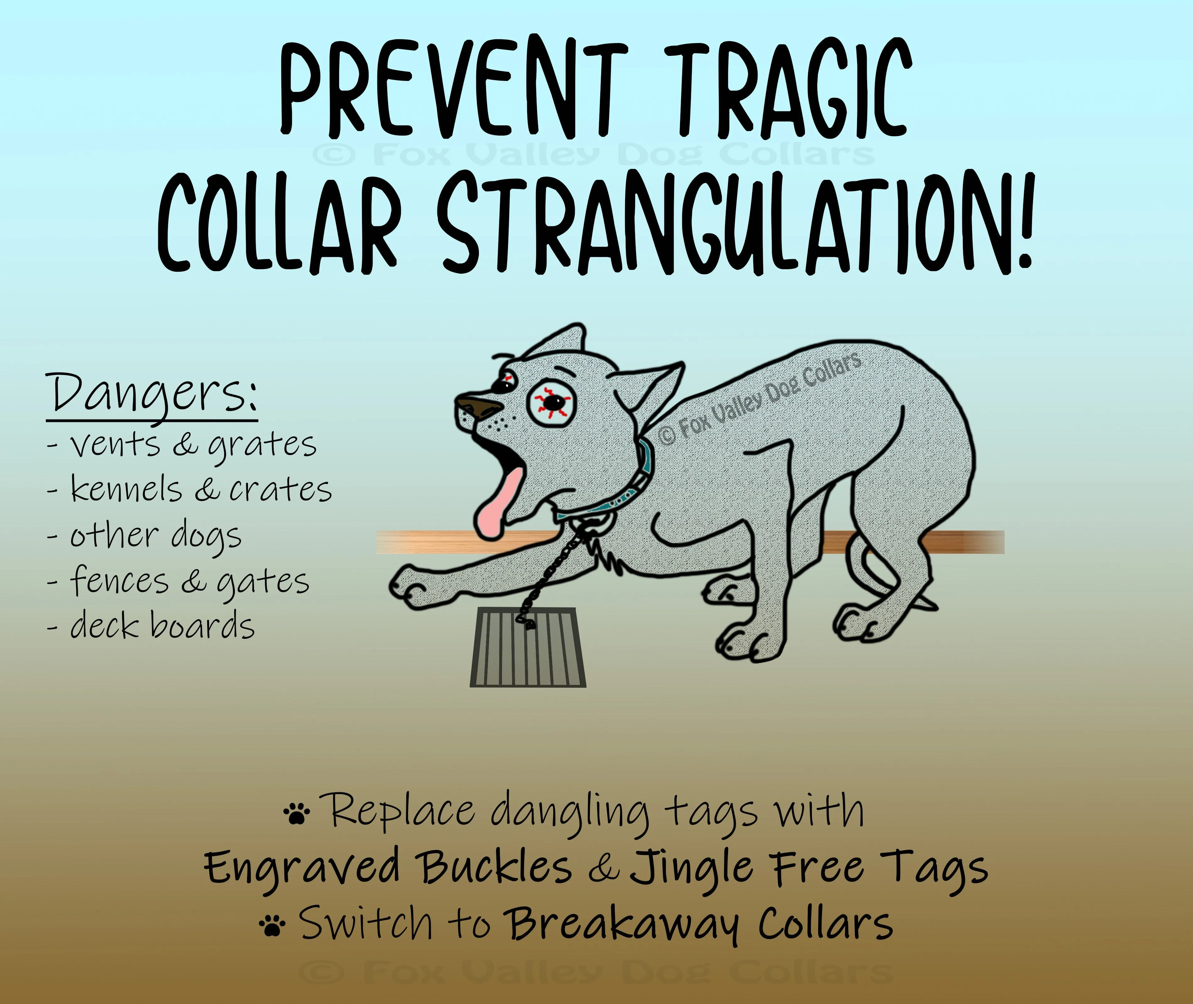 Biothane - Fi-Compatible Breakaway Dog Collars | 8 colors | 3 widths