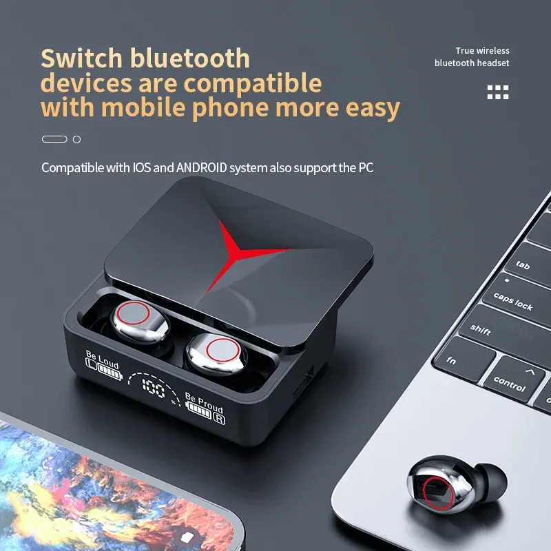 Bluetooth 5.3 Wireless TWS Headset Sports Earphone