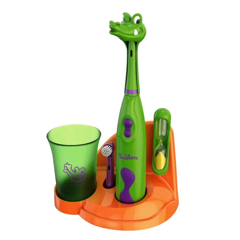 Brusheez® Kids’ Electric Toothbrush Set - Snappy the Croc