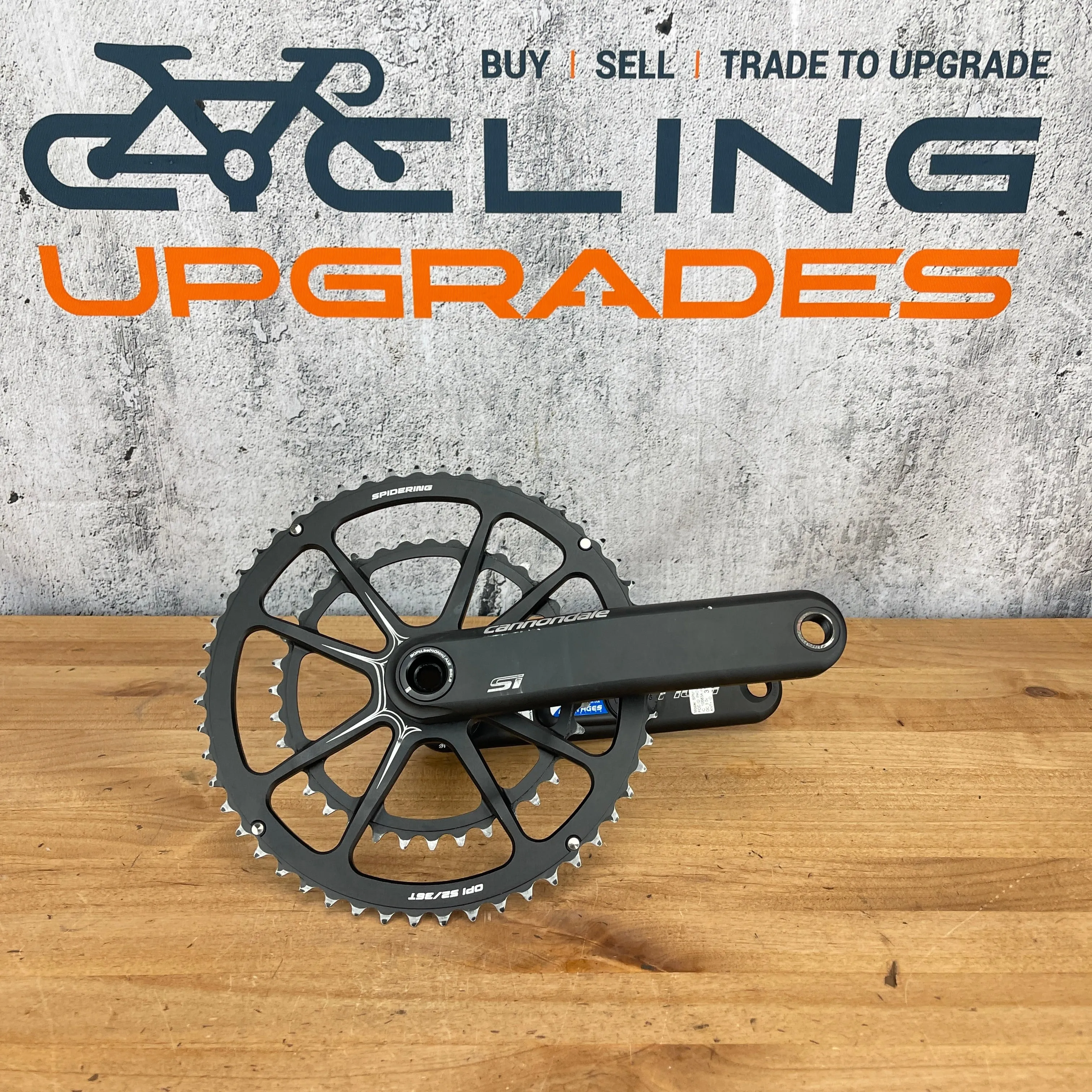 Cannondale Hollowgram SL w/ Stages Left Sided Power Meter 175mm 52/36t Crankset