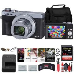 Canon PowerShot G7 X Mark III Digital Camera   64GB Card   Battery   More