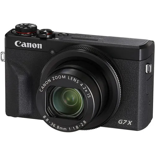 Canon PowerShot G7 X Mark III Digital Camera (Intl Model) Includes 32GB SD Kit Bundle