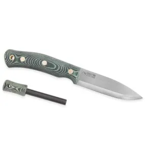 Casstrom No.10 Swedish Forest Knife, Green micarta with fire steel, Sleipner