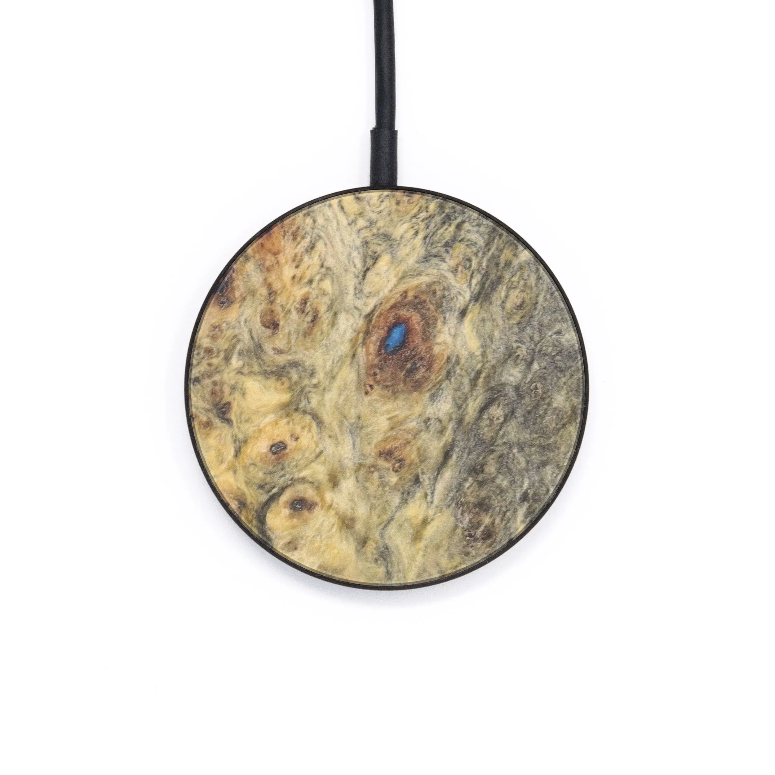 Circle Burl Wood Wireless Charger - Faruk (Buckeye Burl, 607307)