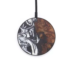 Circle Wood Resin Wireless Charger - Dewey (Artist Pick, 606099)