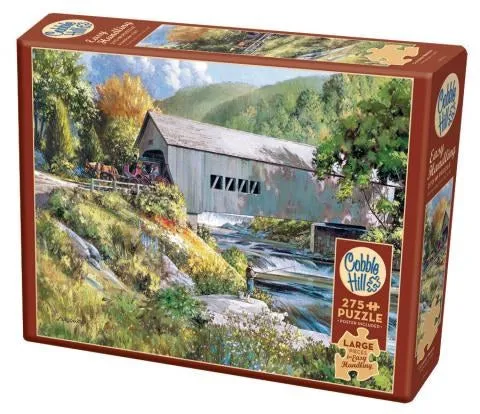 Cobble Hill 275 Piece Easy Handling Puzzle - Covered Bridge