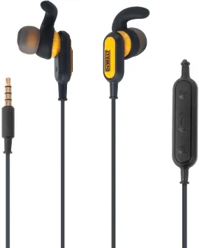 DeWALT 190 9032 DW2 Earphones, Black/Yellow :EA: QUANTITY: 1