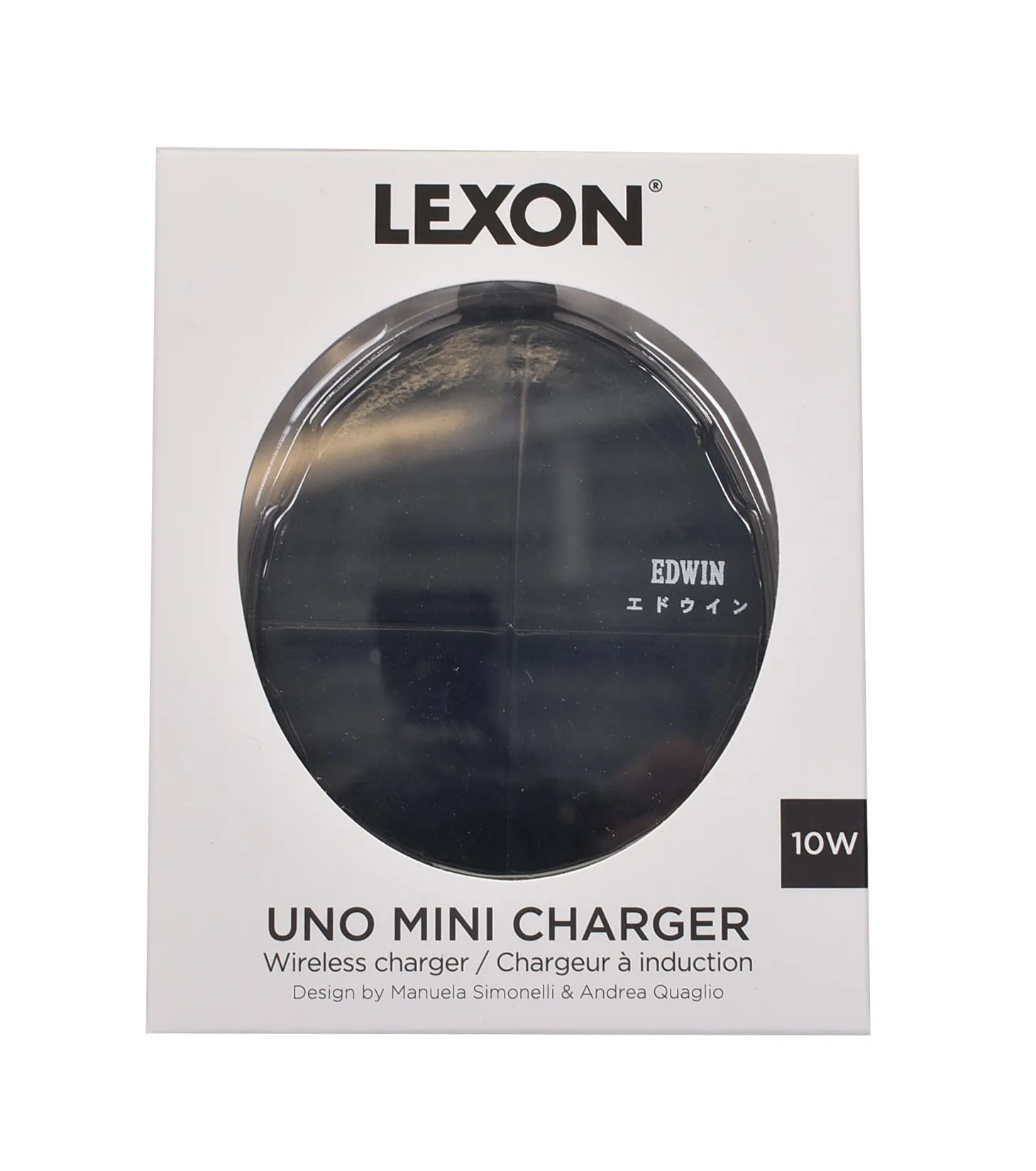 Edwin X LEXON Mini Charger Black