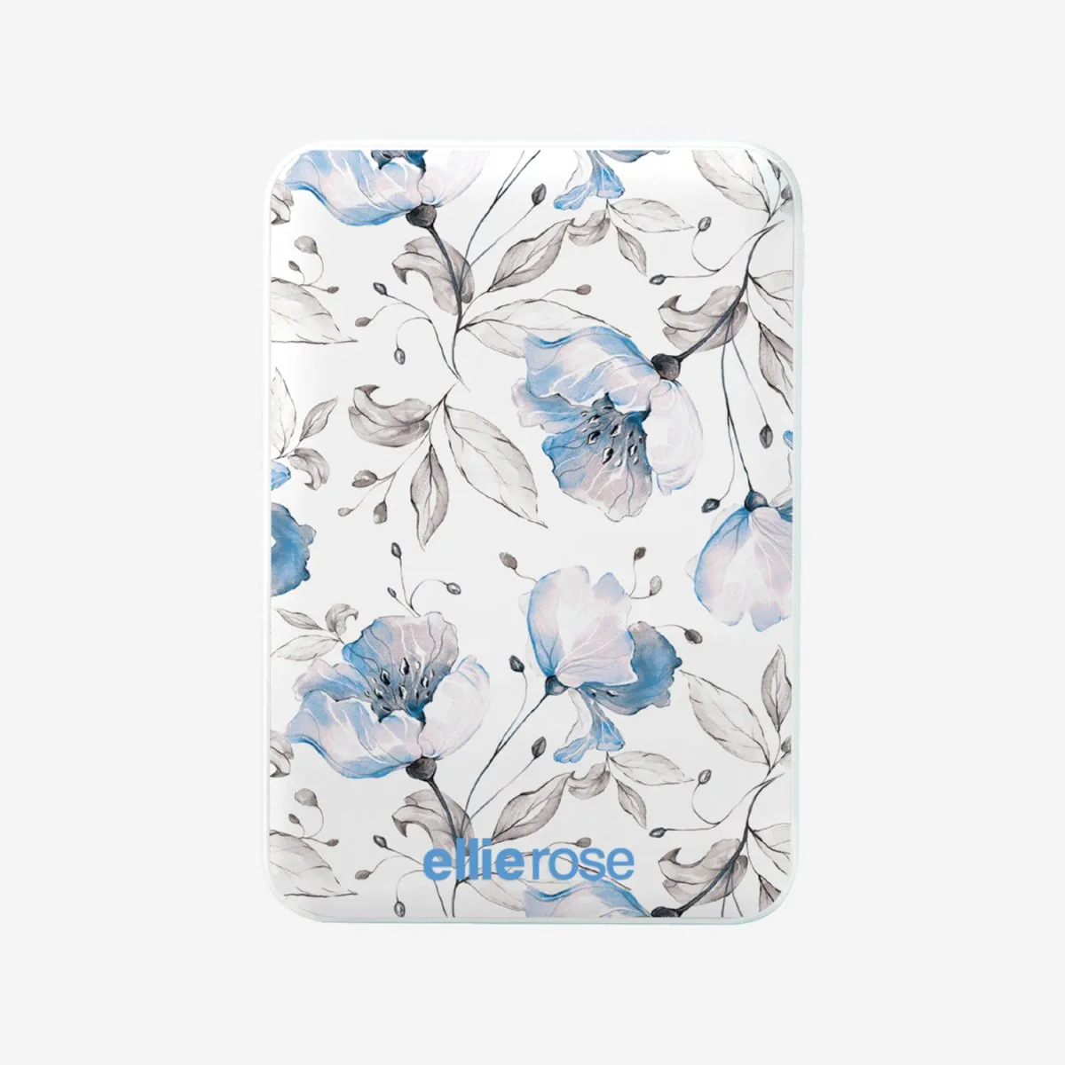 Ellie Rose - Power Bank Charger - Blue Floral