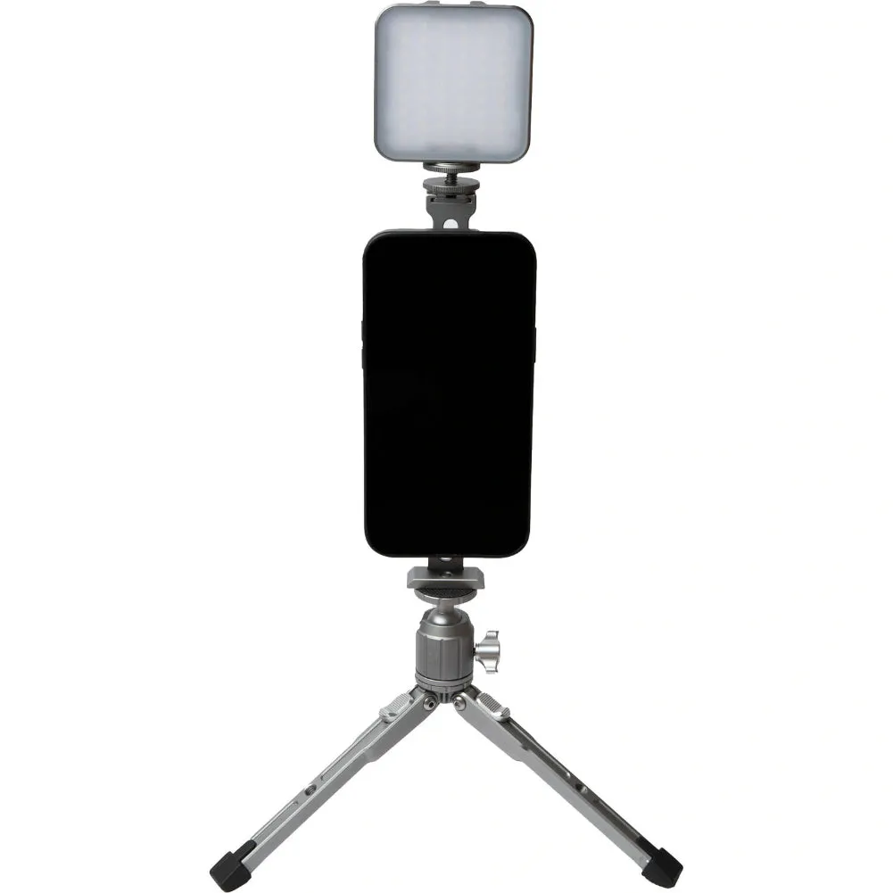 Explorer MX-KIT Magnetic Tripod Phone Mount for MagSafe with Table Top Tripod and LED