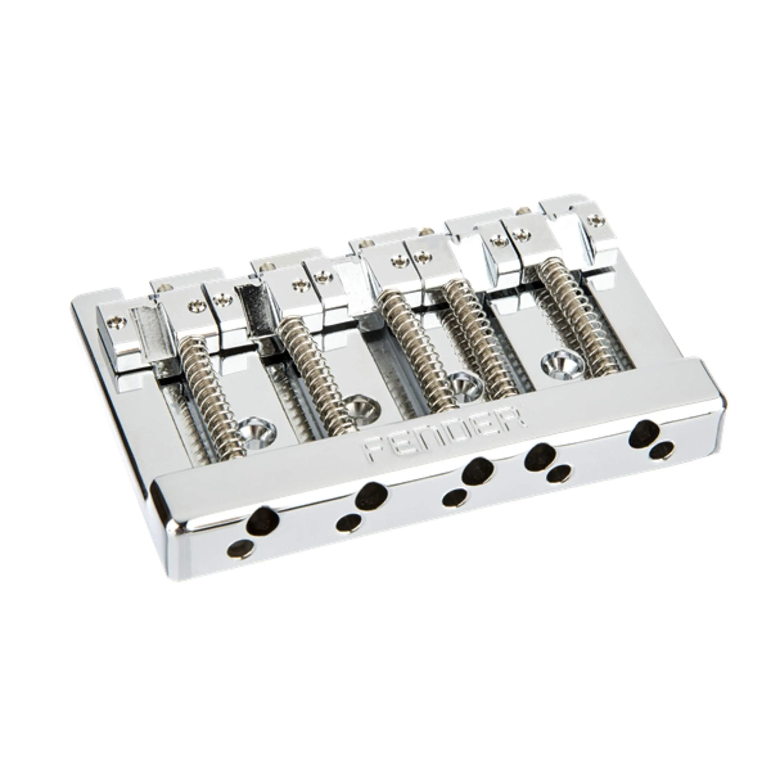 Fender HiMass 5-String Bass Wide Bridge Assembly with Zinc Saddles - Chrome