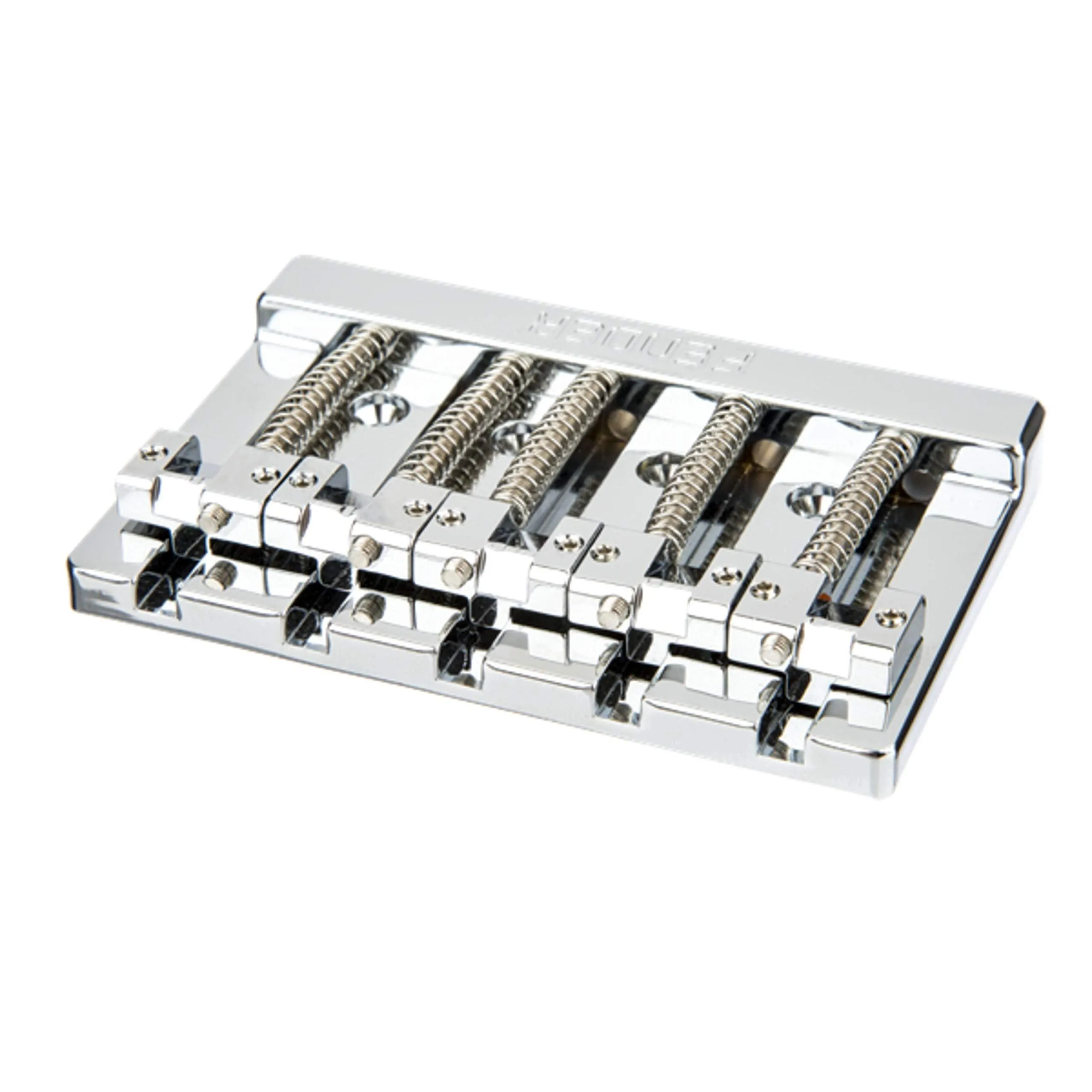 Fender HiMass 5-String Bass Wide Bridge Assembly with Zinc Saddles - Chrome