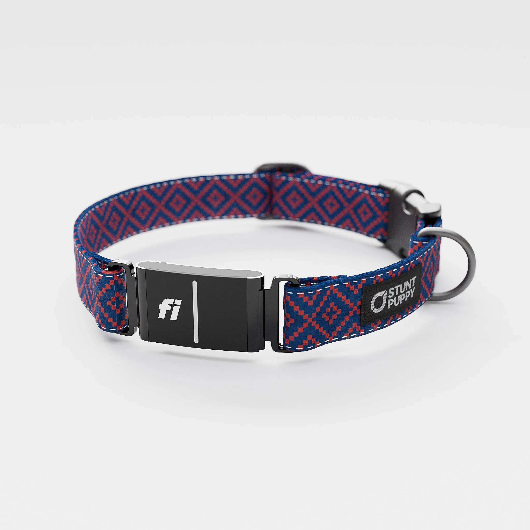 Fi GPS Included Pixie Blue Red Everyday Collar (6 month subscription)