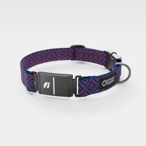 Fi GPS Included Pixie Blue Red Everyday Collar (6 month subscription)