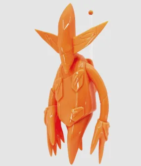 FL-001 Pointman Orange Vinyl Figure Art Toy by Futura 2000- Leonard McGurr