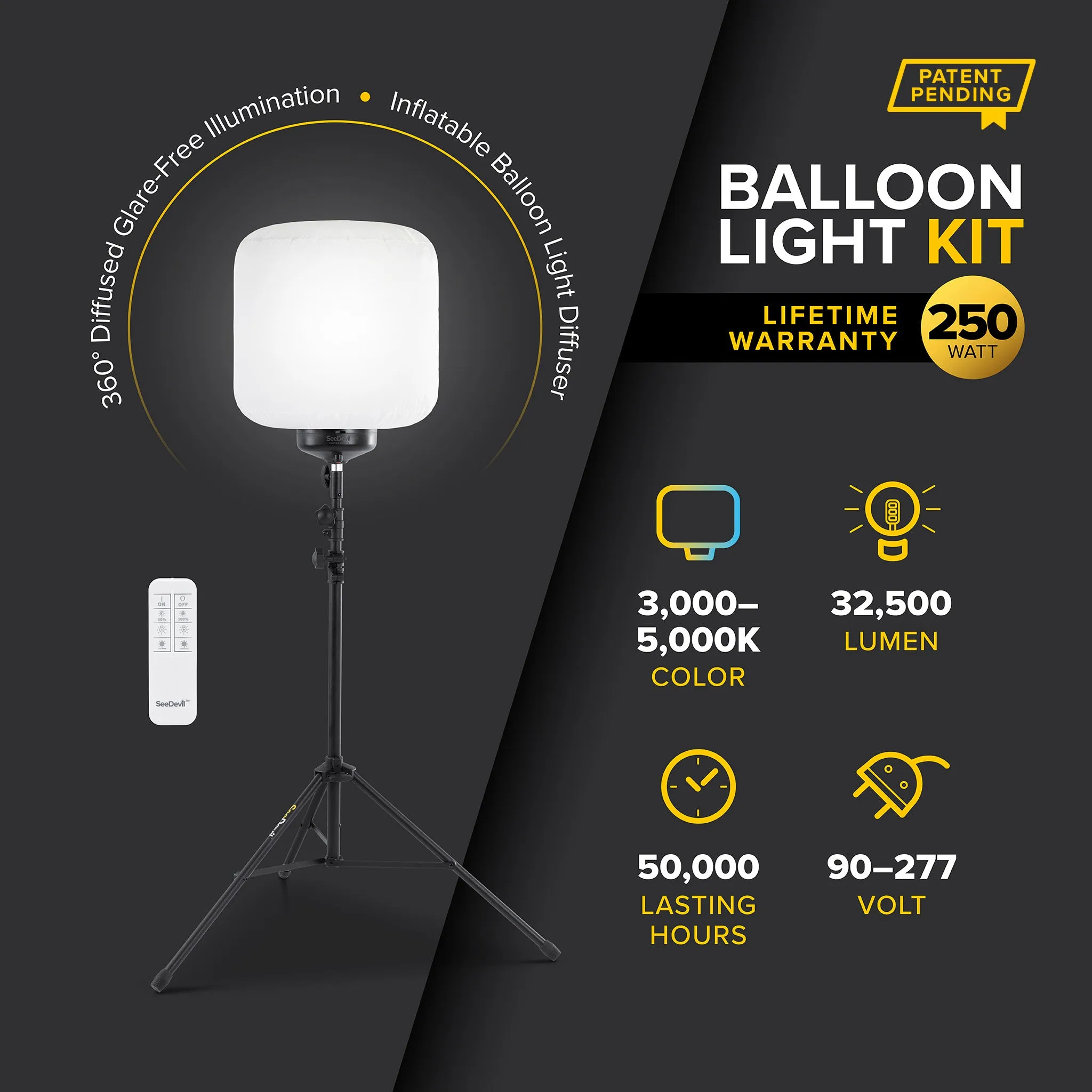 G3 250 Watt Balloon Light Kit