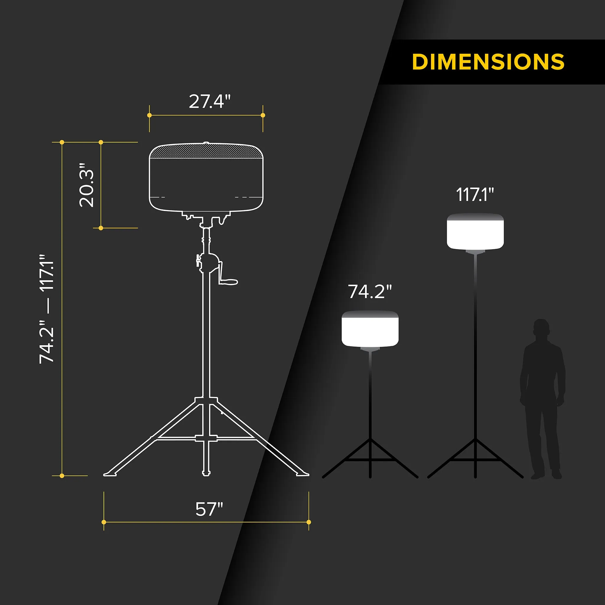 G3 400 Watt Balloon Light Kit